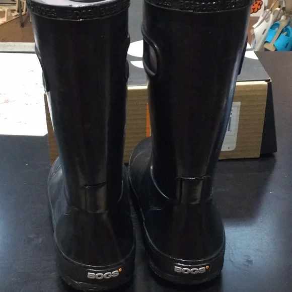Bog Tall Rainboots black multiple sizes available NWT NIB - Picture 3 of 4